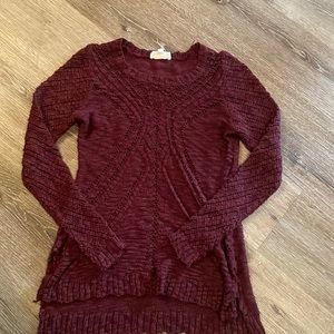 5/$25 Crochet style sweater